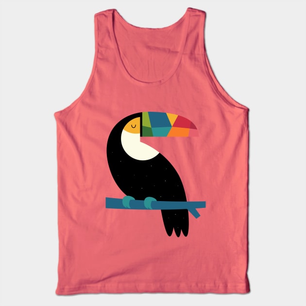 Rainbow Toucan Tank Top by AndyWestface